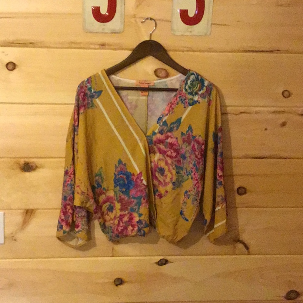 Flying Tomato crop blouse.